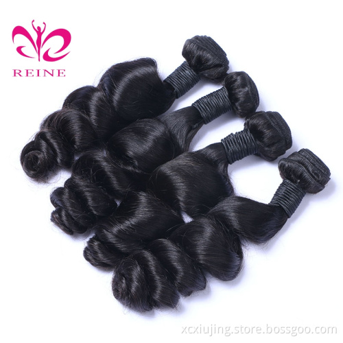 REINE Malaysian Unprocessed Virgin Human Hair 8-30inch 100g/pcs Loose Wave hair extensions for black hair